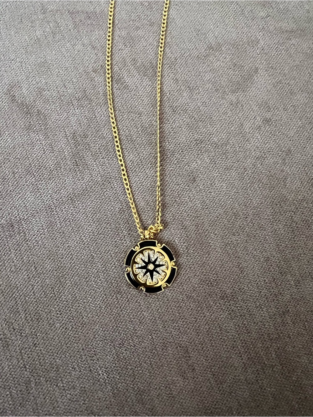 Baublebar Gold Compass Pendant Necklace - Women's Jewelry - Picture 2 of 4